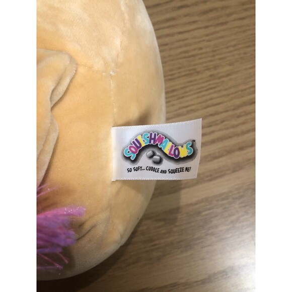 Squishmallow Kellytoy 8” Squishy Soft Plush Toy Leonard the Rainbow Mane Lion - Picture 6 of 6